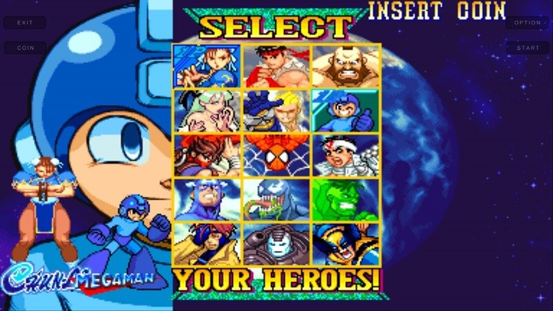 漫画英雄对卡普空